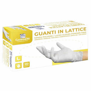  - Gammadis Guanti Lattice Con Polvere Taglia M 100 Pezzi
