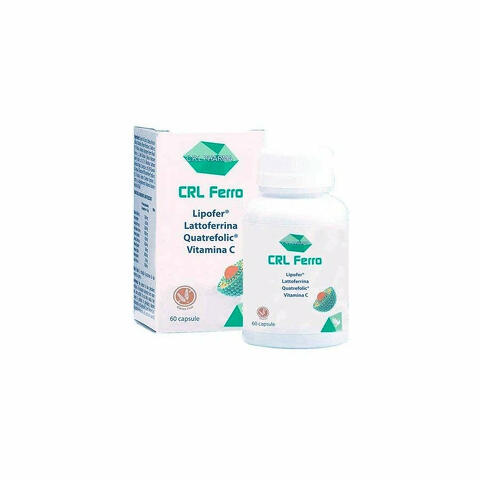 Ferro 60 capsule - Integratore alimentare con lipofer, vitamina C e quatrefolic