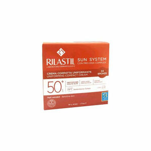 Rilastil - Crema compatta uniformante SPF 50+ - Bronze