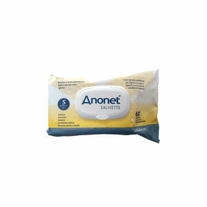 Anonet - Salviette Umidificate 60 Pezzi - Pratiche e Delicate
