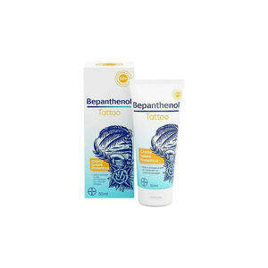 Bepanthenol - Crema solare protettiva per tatuaggi - SPF50+ - Tubo da 50 ml