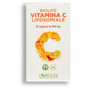 Biolife - Vitamina C liposomiale 30 capsule - Integratore per il sistema immunitario
