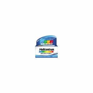 Multicentrum - Select 50+ - Integratore Multivitaminico - 30 Compresse