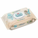 D-topic Salviette umidificate con aloe vera - 64 pezzi